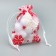 Bag Gift Organza "Snow History", 10 x 12 cm +/- 1.5 cm, New Year