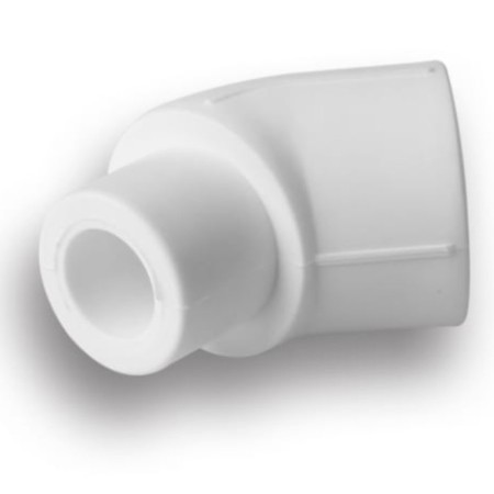 Aqualink square, polypropylene, d = 20 mm, 45 °, internal/outer-5