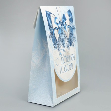Folding box "Snow ball", 15 x 7 x 22 cm, new year-2