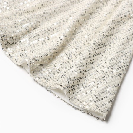 KAFTAN sequet skirt size 30 (98-104 cm), silver-6