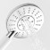 Soul system Wasserkraft a185.067.058.wm, tropical shower, shower, white