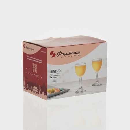 A set of glass glasses for Bistro liquor, 60 ml, 6 pcs-6