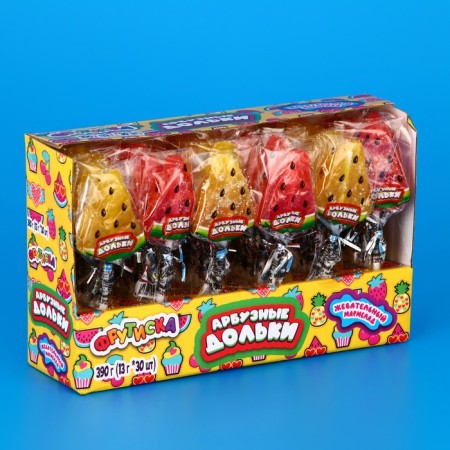 Chewing marmalade "watermelon slices", assorted 13 g
