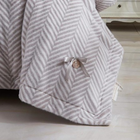 Florence bedspread, size 160x220 cm, gray color-9