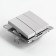 3-clavy switch (mechanism), 250V, 10A, Stekker series Catherine, silver GLS10-7108-03