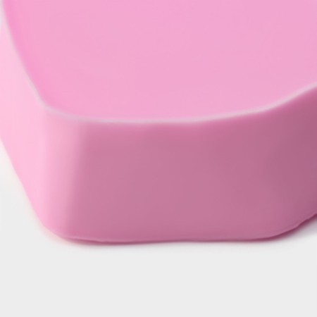 Mold Dolyana "Bunny", silicone, 9.5 × 8.2 × 4 cm, pink color-3