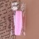 Capricon lace, 23 mm × 10 ± 1 m, pink color No. 28