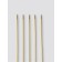 Knitting knitting needles 15cm D2mm (5pcs) PVC package aluminum gold a