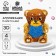 Set for creativity. Toy with sequins "Bear" 13.7 x 9.3 x 7.8 cm + 3 sequin colors