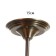 Causte "Melania" 4x40W E14 Antique bronze 40x40x42,1 cm