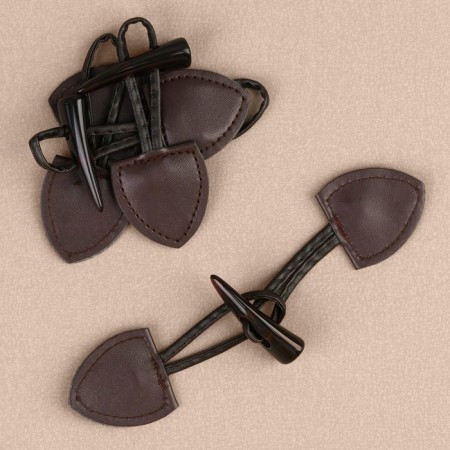 Cleaner clan 16 × 3.6 cm, 3 pcs, brown color-2