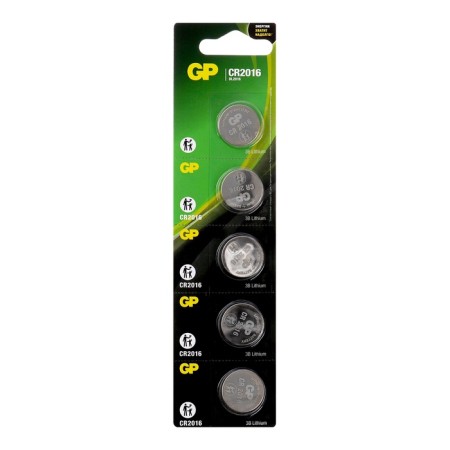 Battery lithium GP, CR2016-5BL, 3V, blister, 5 pcs.-1