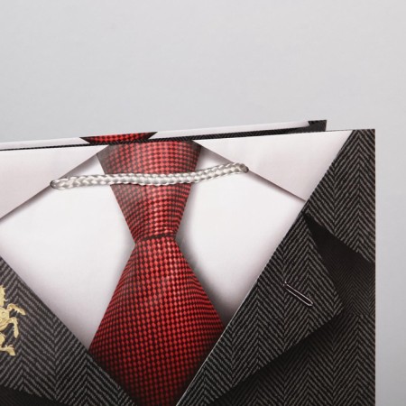 Gift laminated package, packaging, "gentleman", l 28 x 38 x 9 cm-4