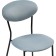 STULL OF A METAL CRACE CRACE Metal/velor, Black/Blue 46x60x82 cm