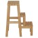 Stool- ladder, 455x310x616, beech