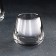 Set of low glass glasses "Silver Smoke", 300 ml, 4 pcs