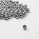 Busina "hematite" d = 6mm, set 10g, silver color