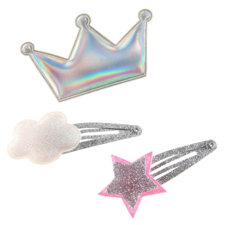 Hair accessories, 4 pieces, rims and hairpins-3