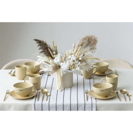 Deep plate ceramic "style", 14 x 7.5 cm, 600 ml, beige color-8