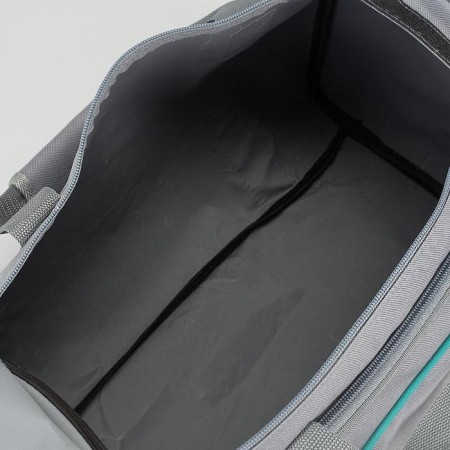 Sports bag with lightning, 3 outer pockets, color gray color-4