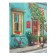 Diamond mosaic with a complete filling on the subframe "Cozy street", 30 × 40 cm