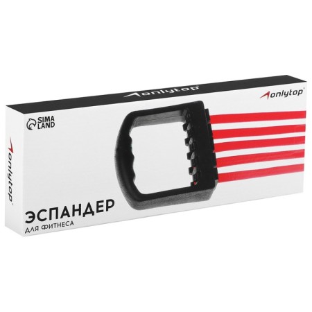 Эспандер грудной ONLYTOP, 35 кг, цвета МИКС-8