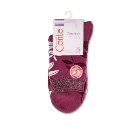 Mahra Women's socks Conte Elegant Comfort, size 25, color lilac-2