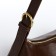 Bag Women's Baget with zipper, brown color