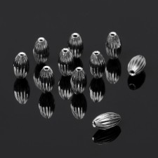CRIMP (clamping bead) SM-392 (set 10 pcs.), 5 mm, color silver color