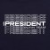 President, B, blue, 100% cotton, cul. Glass 150 g/m2