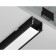 Profile aluminum overhead ambrella Illumination alum Profile, GP1750BK, 2000x12x15.7 mm, black color, matte dial