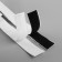 A set of adhesive -based Velcro, 20 mm × 23 ± 1 cm, 2 pcs, black/white color