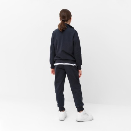 Children's costume (sweatshirt, trousers) minku color graphite, height 158 ​​cm-14