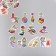 Stickers for creativity "Adventures of astronauts" embossing silver set 48 pcs 9x7x0.8 cm