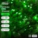 Garland "thread" 20 m dew, IP44, silver thread, 200 led, green glow, 2 modes, solar battery