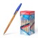 Ballic handle Erichkrause R-301 Amber Stick, Node 1.0 mm, blue ink, letter line length 1000 meters