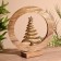 Interior souvenir in the wooden ring "spruce" 30x8x33 cm