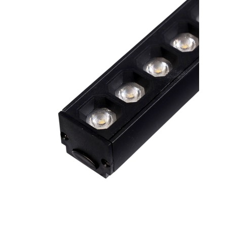 Track lamp, series "Flat" FTL-004, 18W, 48V, 4000K, IP20, 370mm, black-3