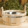 Gang made of linden, 15 l, two -handed, stainless insert