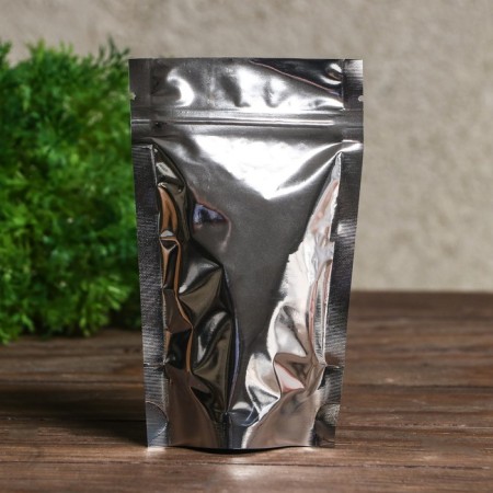ZIP-Lock PP package, metallized, with a continuous window, 9 x 15 cm-2