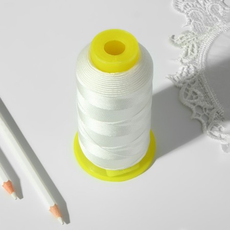 Shoe threads, 500d/3, 600 m, white color-2