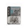 The triple hook Nautilus Treble 2x-Series 2406, BN color, No. 1, 5 pcs.