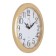Wall clock, interior: flowers, "floral case", d-23 cm, beige body