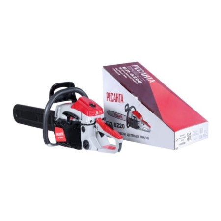 Benzopila "Resanta" BP-6220, 4.5 hp, 3.3 kW, 20 ", chain step 0.325", 76 links, 58 cm³-3