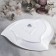 Porcelain platele triangular wilmax ariela, d = 30 cm, white color