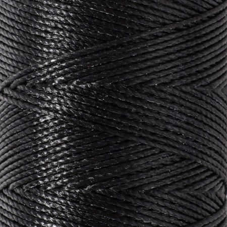 The threads are waxed, round, 300d/3, 0.35 mm, 60 ± 2 m, black color-1