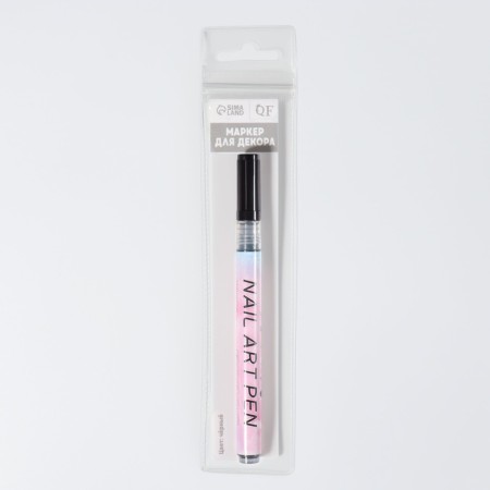 Nail design marker, thin, acrylic, 13.7 cm, black color-6