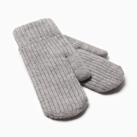 Women's mittens for lawsuit Minaku Rubber 22 cm gray-1