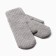 Women's mittens for lawsuit Minaku Rubber 22 cm gray