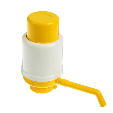 Water pump "dolphin" eco, mechanical, under a bottle of 11 to 19 l, yellow